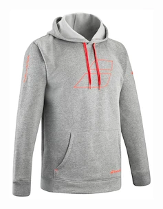 Heren hoodie Babolat  Strike Hood Sweat High Rise Hthr L