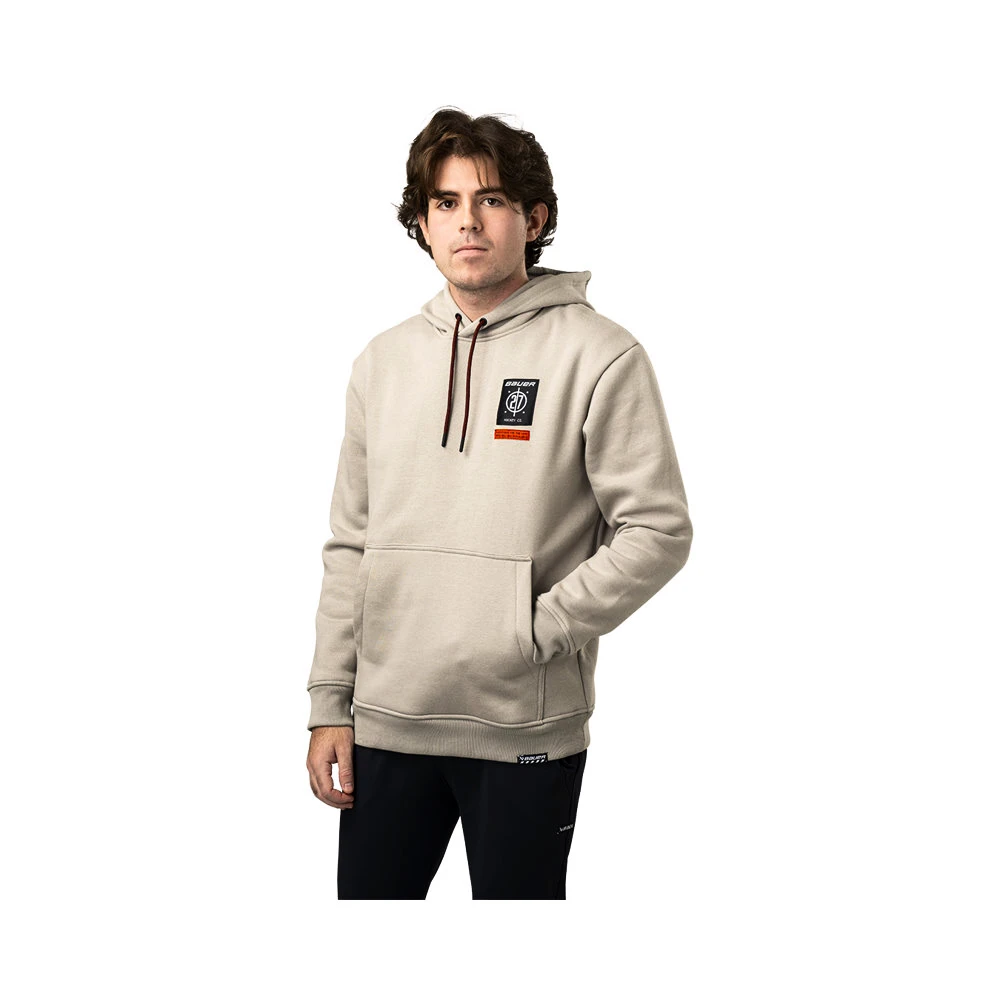 Heren hoodie Bauer  Lined Fleece Hoodie Grey