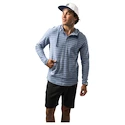 Heren hoodie Bauer  LTWHT Stripe Hoodie Blue Horizon