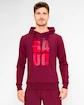 Heren hoodie BIDI BADU  Protected Leafs Chill Hoody Bordeaux