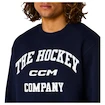 Heren hoodie CCM  Athleisure Crew Navy