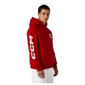 Heren hoodie CCM  Athleisure Hood Red