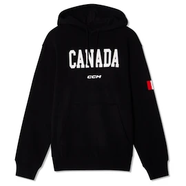 Heren hoodie CCM Flag Hood Team CAN Black