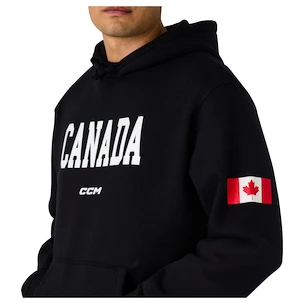 Heren hoodie CCM  Flag Hood Team CAN Black