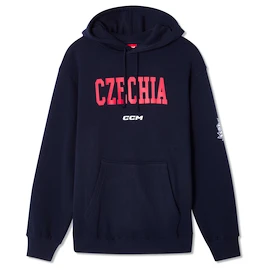 Heren hoodie CCM Flag Hood Team CZE Navy