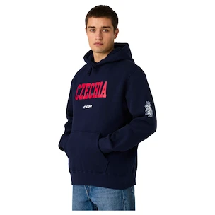 Heren hoodie CCM  Flag Hood Team CZE Navy