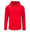 Heren hoodie CCM  LOCKER ROOM FLEECE FULL ZIP HOODIE Red