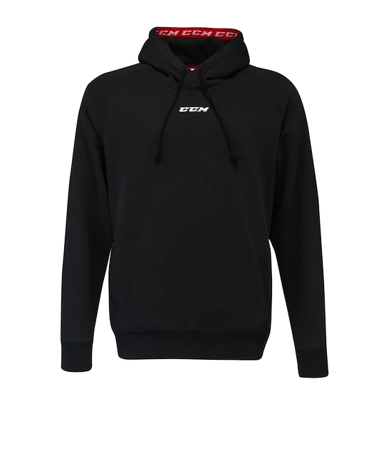 Heren hoodie CCM  Team Fleece Pullover Hoodie Black