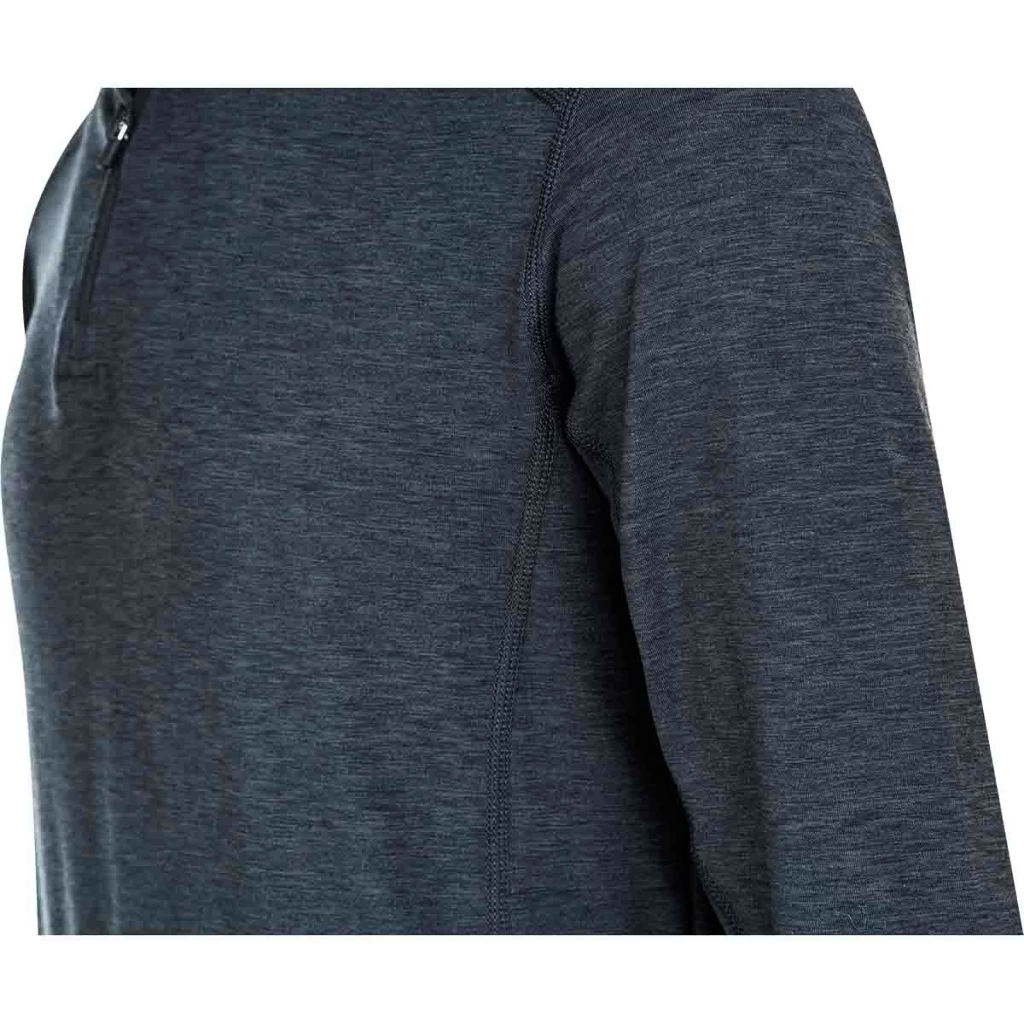 Heren hoodie Endurance  Core X1 Elite Melange Midlayer Black Melange