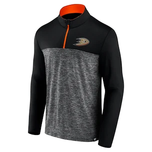 Heren hoodie Fanatics Iconische Defender 1/4 ritssluiting Mens Iconic Defender 1/4 Zip Anaheim Ducks XL