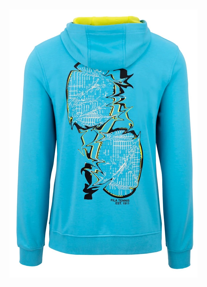 Heren hoodie Fila  Hoody Darius Scuba Blue