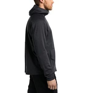 Heren hoodie Haglöfs  Skuta hood tmavě šedá, L L