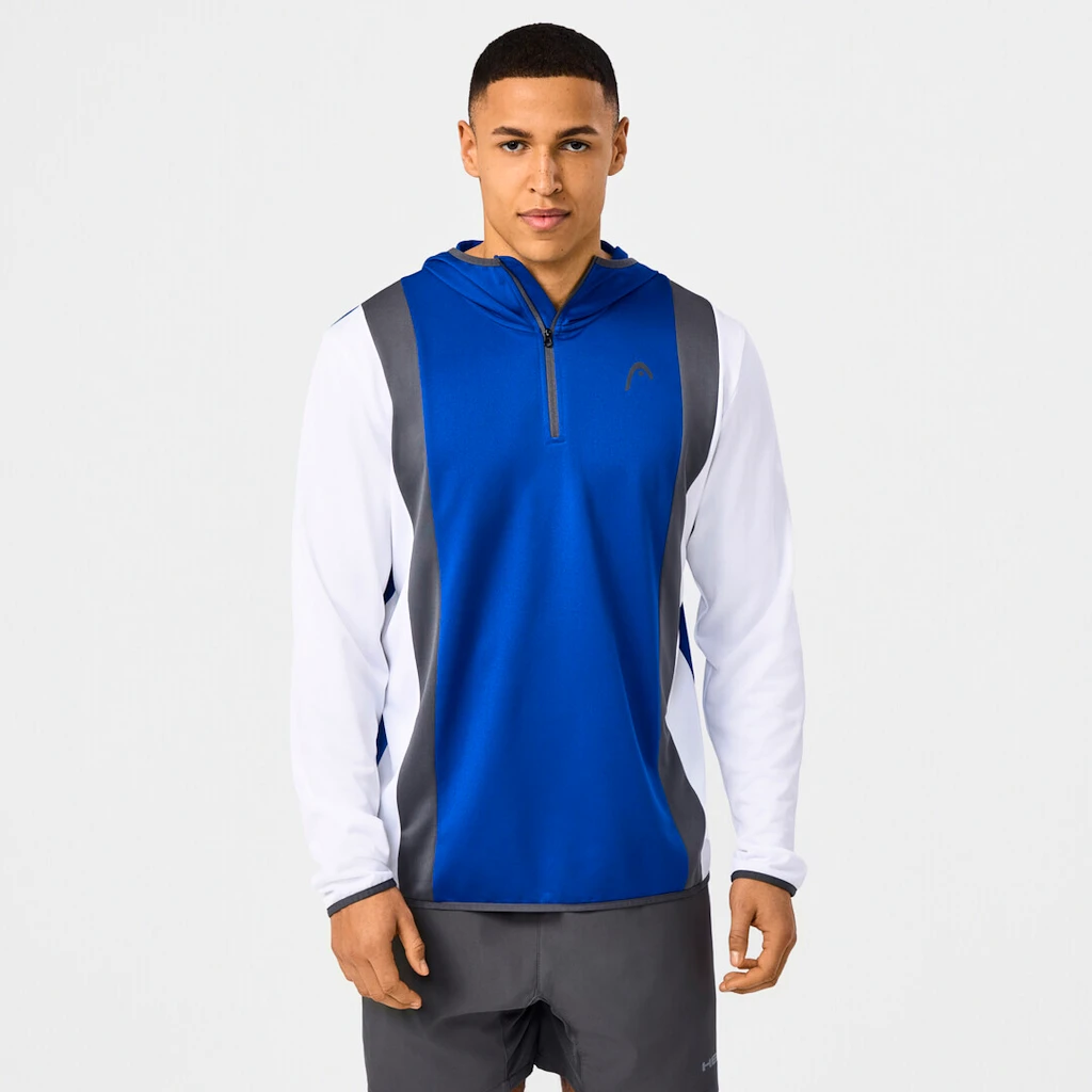 Heren hoodie Head  CLUB 25 TECH Hoodie Men Royal/White