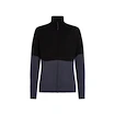 Heren hoodie Icebreaker Merino 400 RealFleece Descender LS Z Black/Graphite/Cb XL