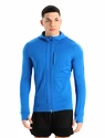 Heren hoodie Icebreaker  Quantum III LS Zip Hood