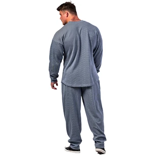 Heren hoodie Nebbia NEBBIA x OLYMPIA Oversized Pullover SIGNATURE 797 blue 3XL