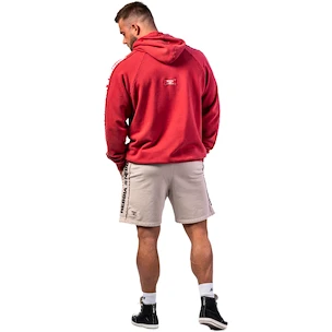 Heren hoodie Nebbia NEBBIA x OLYMPIA Washed Hoodie HERITAGE 793 red