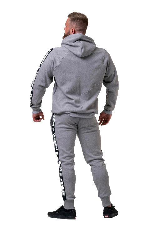 Heren hoodie Nebbia  Unlock the Champion hoodie 194 light grey XXL