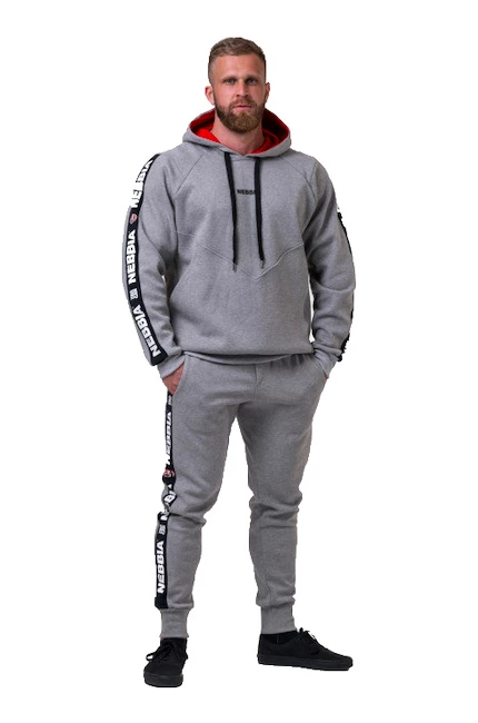 Heren hoodie Nebbia  Unlock the Champion hoodie 194 light grey XXL