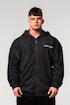 Heren hoodie Nebbia  Washed-off Zip Up Hoodie GYM BRO Black XL
