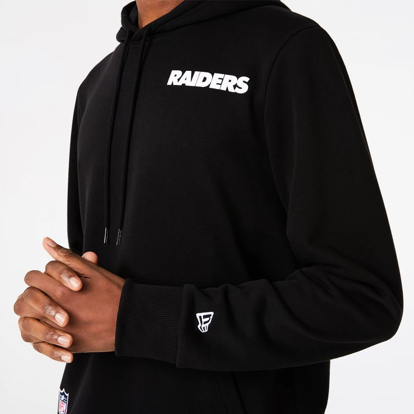 Heren hoodie New Era  NFL Outline logo po hoody Las Vegas Raiders M