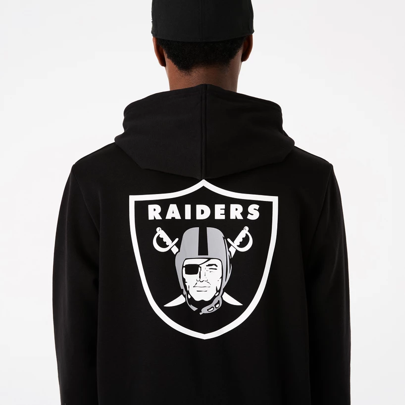 Heren hoodie New Era  NFL Outline logo po hoody Las Vegas Raiders M