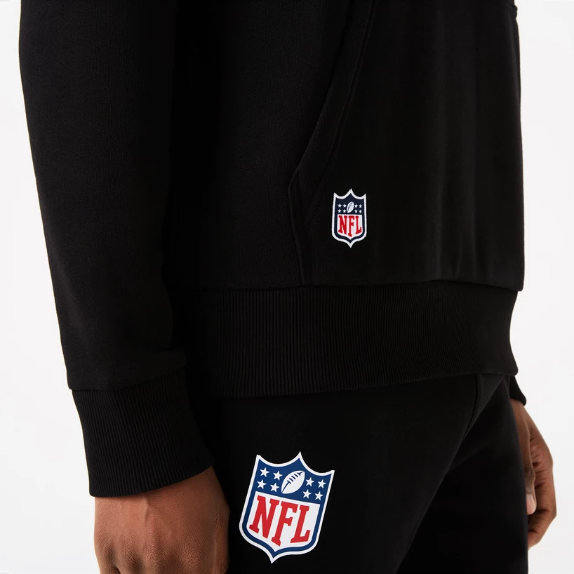 Heren hoodie New Era  NFL Outline logo po hoody Las Vegas Raiders M