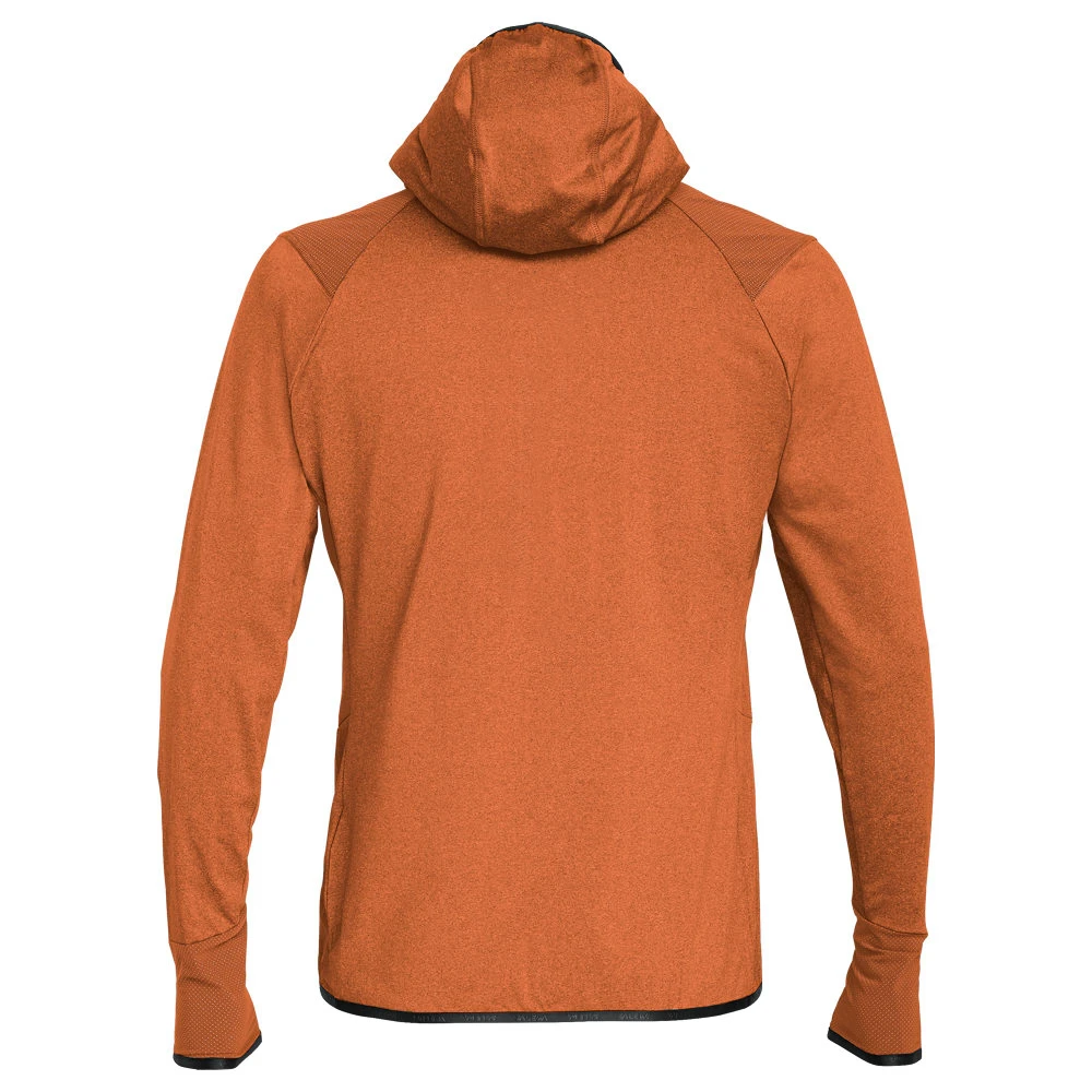 Heren hoodie Salewa  Agner Hybrid PL/DST M FZ Hdy Bombay Brown Melange/0910