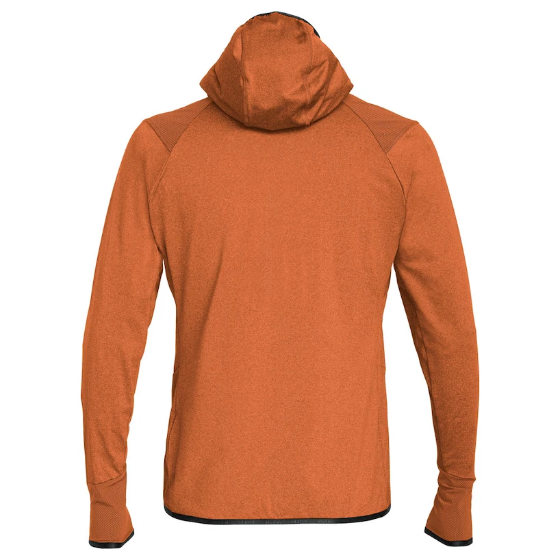 Heren hoodie Salewa  Agner Hybrid PL/DST M FZ Hdy Bombay Brown Melange/0910 S