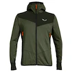 Heren hoodie Salewa  Agner Hybrid PL/DST M FZ Hdy Dark Olive Melange/0910