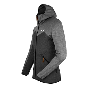 Heren hoodie Salewa  Puez Melange PL Black Out Melange