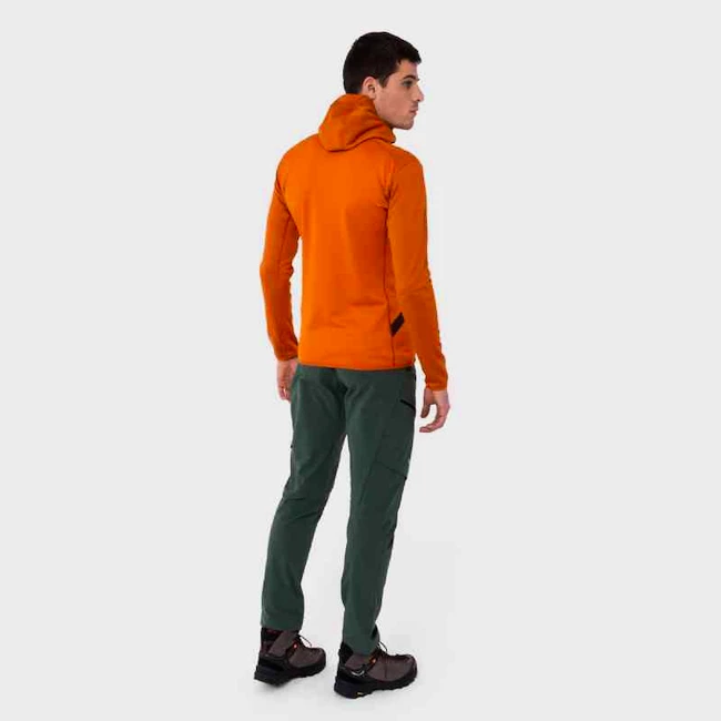 Heren hoodie Salewa  Puez Melange PL M FZ Hdy