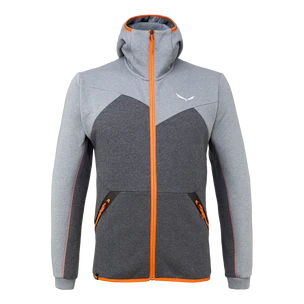 Heren hoodie Salewa  SOLID LOGO DRY M FZ HDY