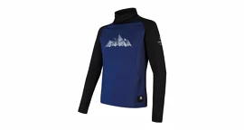 Heren hoodie Sensor Coolmax Thermo Mountains Deep Blue