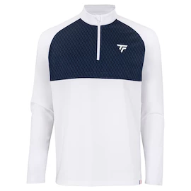 Heren hoodie Tecnifibre Pro Thermo Zipper LS White