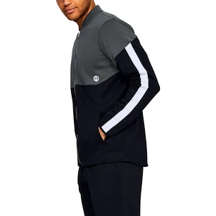 Heren hoodie Under Armour  Athlete Recovery Knit Warm Up Top grey S