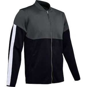 Heren hoodie Under Armour  Athlete Recovery Knit Warm Up Top grey S
