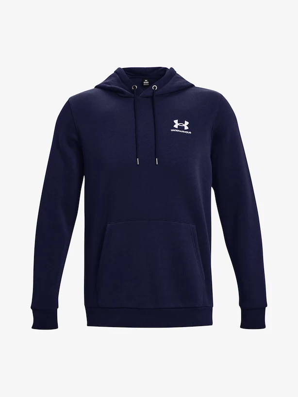 Heren hoodie Under Armour  Essential Fleece Hoodie-NVY