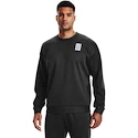 Heren hoodie Under Armour  RECOVER LS CREW-BLK