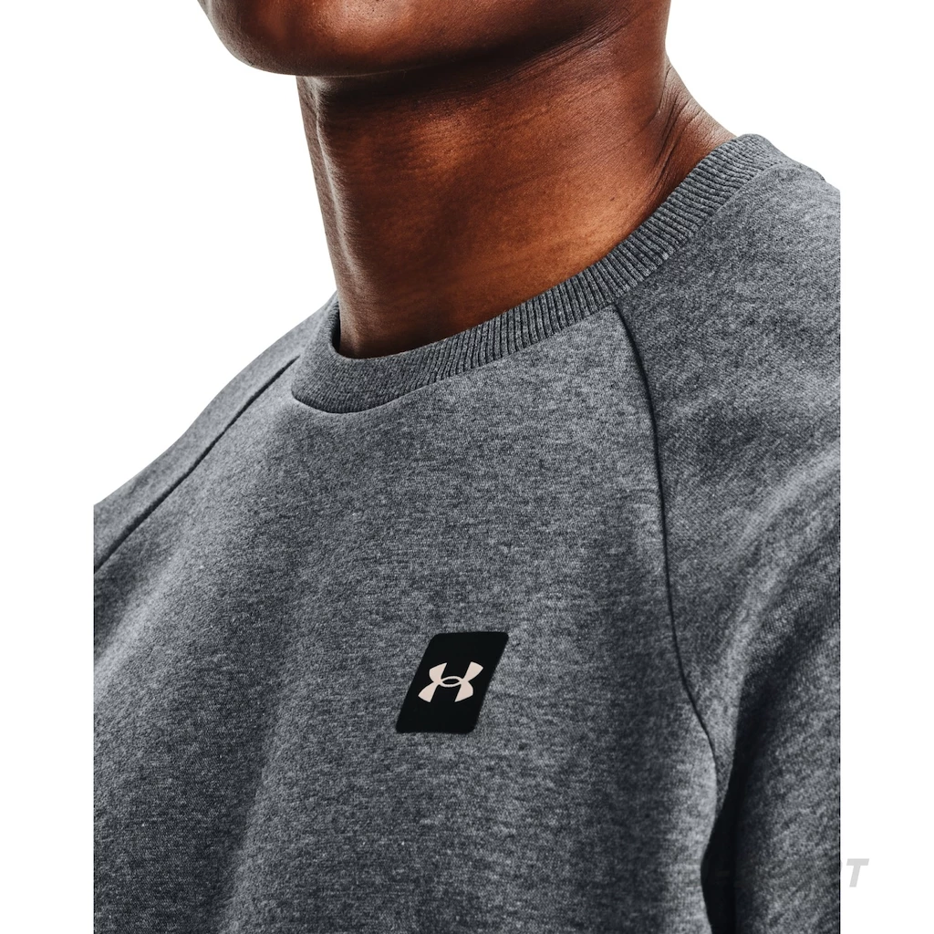 Heren hoodie Under Armour  Rival Fleece Crew-GRY