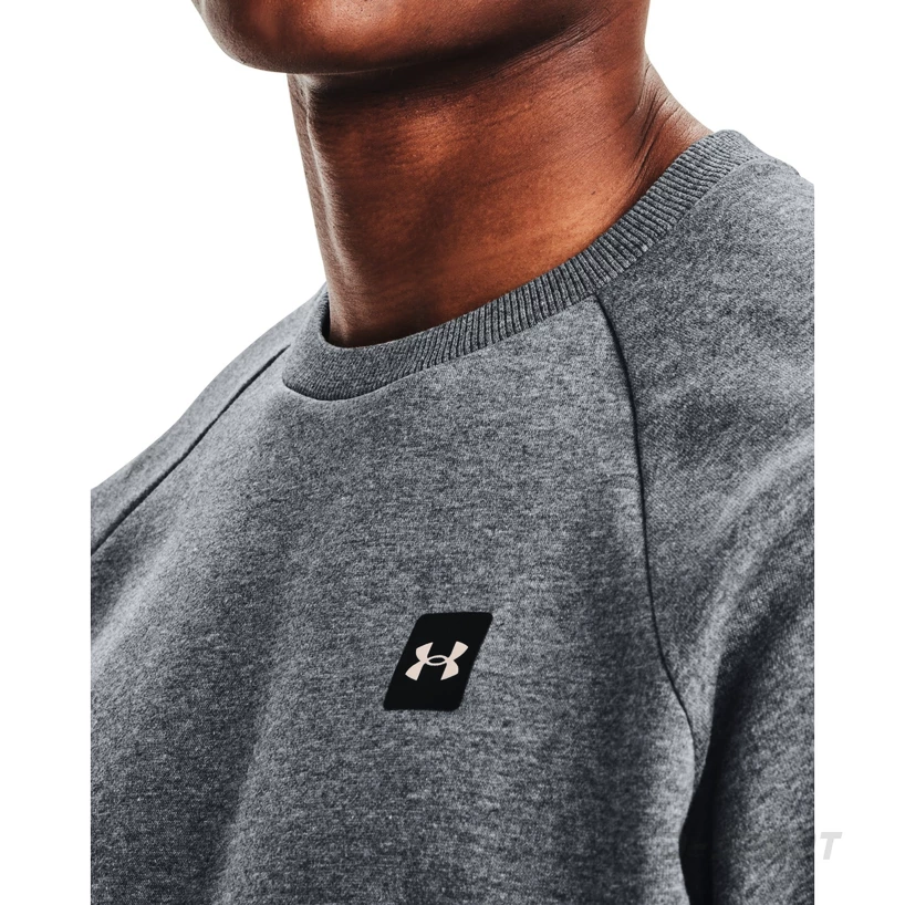 Heren hoodie Under Armour  Rival Fleece Crew-GRY XXL