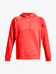 Heren hoodie Under Armour  Rival Fleece Hoodie venom red