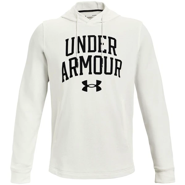 Heren hoodie Under Armour  RIVAL TERRY COLLEGIATE HD-WHT