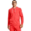 Heren hoodie Under Armour  RIVAL TERRY FZ HD Red