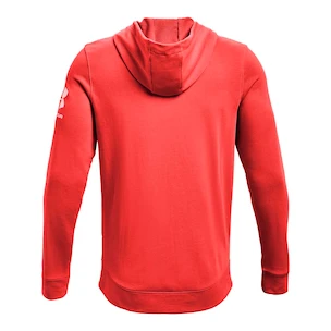 Heren hoodie Under Armour  RIVAL TERRY FZ HD Red M