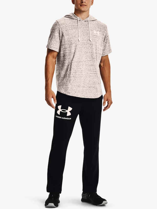 Heren hoodie Under Armour  Rival Terry LC SS HD-WHT