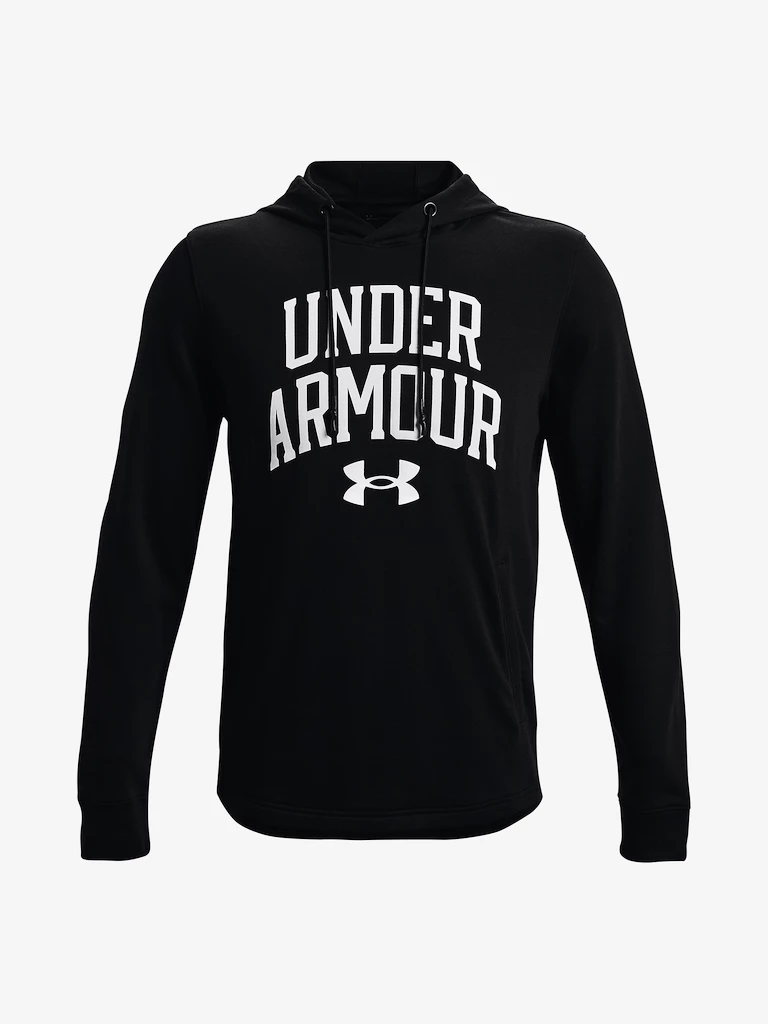 Heren hoodie Under Armour  Rival Terry Logo Crew-BLK