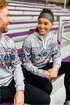 Heren hoodie Warrior  Xmas Hoody Grey
