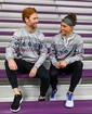 Heren hoodie Warrior  Xmas Hoody Grey