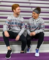 Heren hoodie Warrior  Xmas Hoody Grey